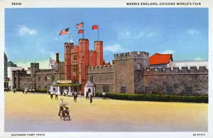 English Castle Architecture Prints: Date