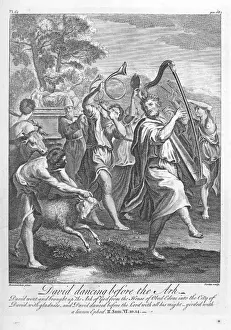 David Dances Before the Ark Print, circa late 19th century
