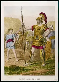Christian Art Prints Online Prints: David / Goliath (Kronheim)