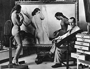 David Jagger in his Studio Print, 1939