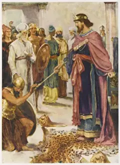 David Becomes King Print: Ancient Israelite Leader Recognised