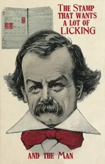 Welsh Politician Prints: David Lloyd George - postcard