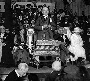 David Lloyd-George at the Welsh National Eisteddfod, Birkenh David Lloyd-George at the Welsh National Eisteddfod, Birkenh