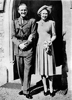 David Niven and Primula Rollo, 1940 Print