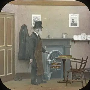 Lantern Slide Prints For Sale Prints: Davids Astonisment