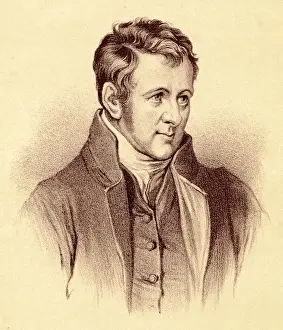 Famous Scientists In History Prints: Davy / After Lonsdale