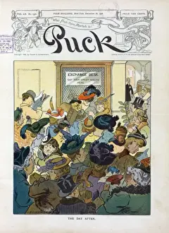 Puck Magazine Illustrations Online Prints: The day after