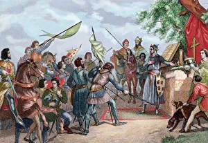 Day before of the Battle of Las Navas de Tolosa (1212) with Day before of the Battle of Las Navas de Tolosa (1212) with
