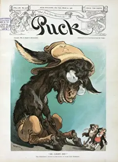 Puck Magazine Cartoons Online Prints: De-light-ed