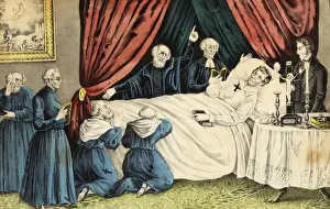 Irish History Prints Online Prints: Death of Daniel O Connell