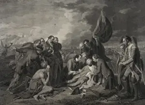 Military History Prints Online Prints: The death of General Wolfe