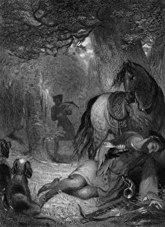The Death of William Rufus: A Print from Mary Evans