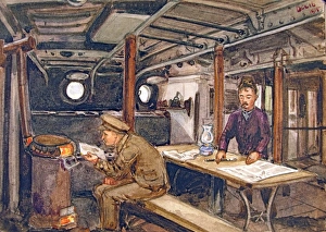 Below decks - ship moored on Thames opposite Cliffe Fort Below decks - ship moored on Thames opposite Cliffe Fort