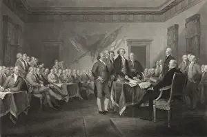 Independence Day Celebrations Prints: Declaration of Independence, July 4th, 1776