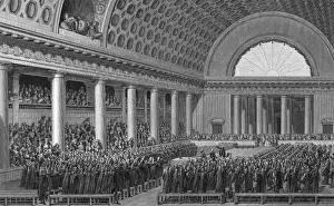 French Revolution Events Prints: Delegates at Versailles