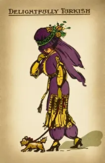 A Delightfully Turkish Lady Print