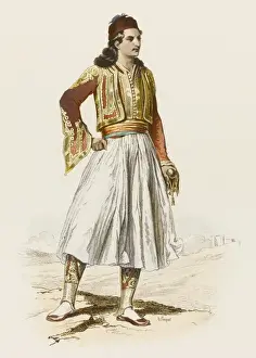 Prints of DEMETRIUS MAVROMICHALIS Greek prince and patriot involved in the struggle for Greek independence from Ottoman rule Greece Prints: Demetrius Mavromichalis Print