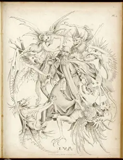 Religious Artwork Online Prints: Demons and St Antony