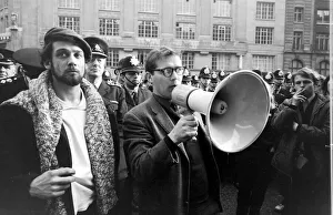 Demonstration in London -- the man on the left is probably Sid Rawle (1945-2010) Demonstration in London -- the man on the left is probably Sid Rawle (1945-2010)