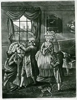 "The Dentist" 1821 Print - A Medical Scene