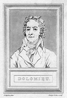Historical French Scientists Prints: Deodat Dolomieu