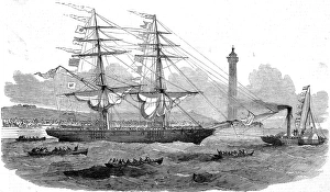Departure of the Emigrant Ship Lizzie Webber, 1852 Departure of the Emigrant Ship Lizzie Webber, 1852