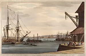Historic Docks In London Prints: Deptford Dockyard