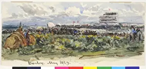 James Moore Watercolour Art Prints: Derby Epsom