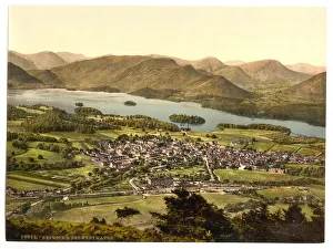 Derwentwater and Keswick, Lake District, England Derwentwater and Keswick, Lake District, England