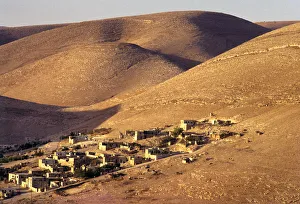 The desert town of Dhiban, south of Amman, Jordan The desert town of Dhiban, south of Amman, Jordan