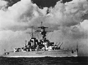 World War Two Ships Prints: DEUTSCHLAND