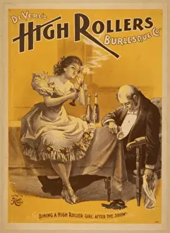 Devere's High Rollers Burlesque Co. Print, c1898