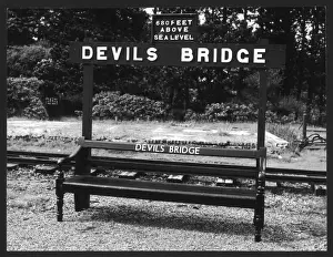 Welsh Railways History Prints: Devils Bridge Station