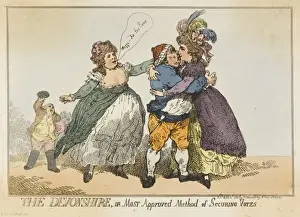 Georgiana Duchess of Devonshire Secures Votes in 1784 Print