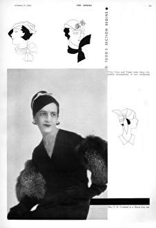 Diana Vreeland wearing a Maria Guy Hat Diana Vreeland wearing a Maria Guy Hat