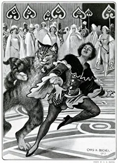 Dick Whittington and his cat at the London Hippodrome Dick Whittington and his cat at the London Hippodrome