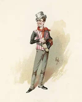 Charles Dickens Prints: Sam Weller from The Pickwick Papers Print