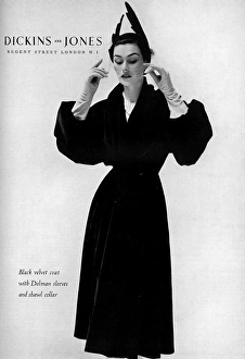 Dickins and Jones advertisement, 1950s fashion Dickins and Jones advertisement, 1950s fashion