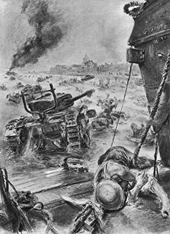 World War 2 Events Prints: Dieppe Raid Fails
