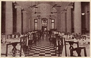 Dining Hall, Strand Hotel, Rangoon, Burma Dining Hall, Strand Hotel, Rangoon, Burma