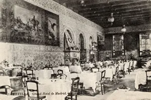 Dining Room, Grand Hotel de Madrid, Seville, Spain Dining Room, Grand Hotel de Madrid, Seville, Spain