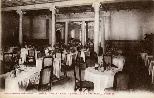 Dining Room, Hotel de Inglaterra, Seville, Spain Dining Room, Hotel de Inglaterra, Seville, Spain