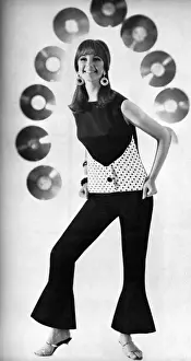 Swinging Sixties Style Prints: Disco trouser suit, 1965