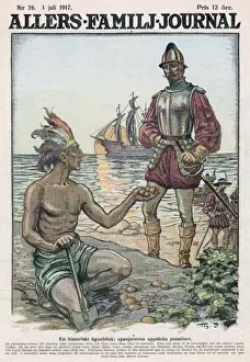 Print of Discovering the Potato in South America