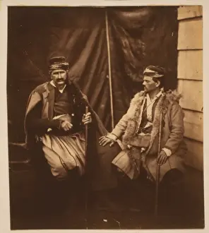 Ottoman Empire Soldiers Prints: Discussion between two Croats