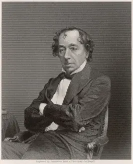 19th Century History Prints: Disraeli / Mayall