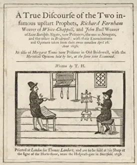 Newgate Prison History Prints: Dissenting Weavers