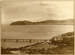 Distant view of the pier, Llandudno, North Wales Distant view of the pier, Llandudno, North Wales