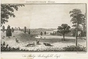 England Countryside Views Prints: Ditchingham Hall