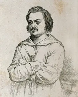 Print of Dante Alighieri in a monk's habit